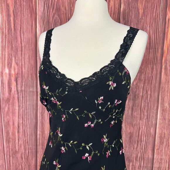 VTG Y2K Love Soup Womens Lace Babydoll Dress Floral Embroidered Size Medium M - Picture 2 of 8